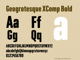 Geogrotesque XComp