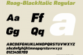 Roag-BlackItalic