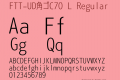 FTT-UD角ゴC70 L