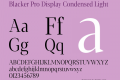 Blacker Pro Display Condensed