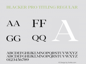 Blacker Pro Titling