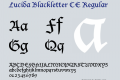 Lucida Blackletter CE