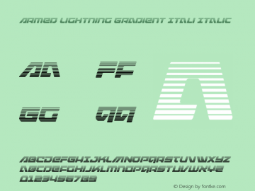 Armed Lightning Gradient Itali