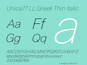 Unica77 LL Greek