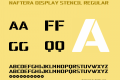 Naftera Display Stencil