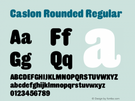 Caslon Rounded