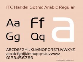 ITC Handel Gothic Arabic