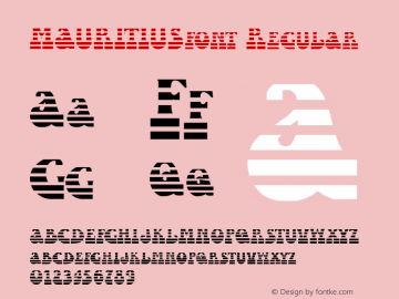 MAURITIUSfont