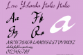 Love Yolanda Italic