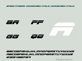 Speed Phreak Condensed Italic