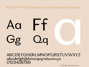 MUDKTY+WTVolkolakSansText-UltraLight