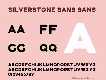 Silverstone Sans