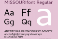 MISSOURIfont