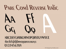 Pare Cond Reverse