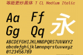 等距更纱黑体 T CL