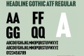 Headline Gothic ATF