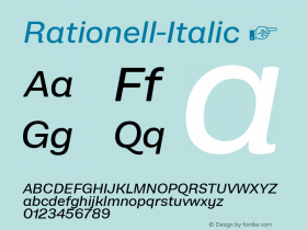 Rationell-Italic