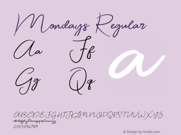 Good Mondays Handwritten Font Bundle – Good Mondays Paper