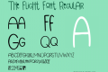 The Flight Font