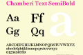 Chamberi Text