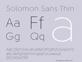 Solomon Sans