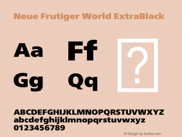 Neue Frutiger World