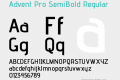 Advent Pro SemiBold