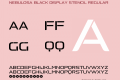 Nebulosa Black Display Stencil