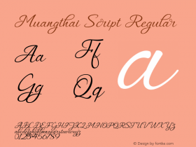 Muangthai Script