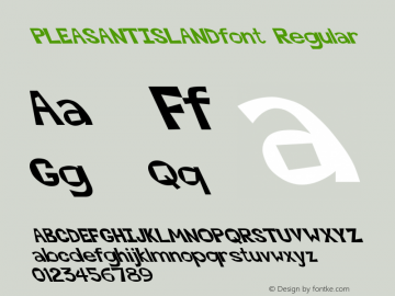 PLEASANTISLANDfont