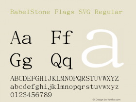 BabelStone Flags SVG