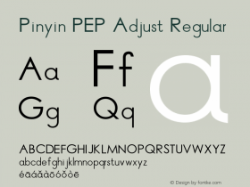 Pinyin PEP Adjust