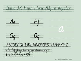 Italic JX Four Three Adjust