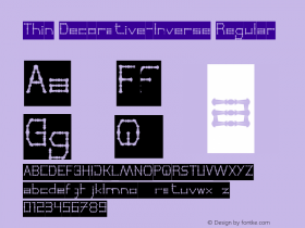 Thin Decorative-Inverse