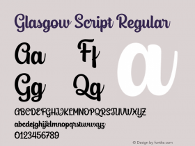 Glasgow Script