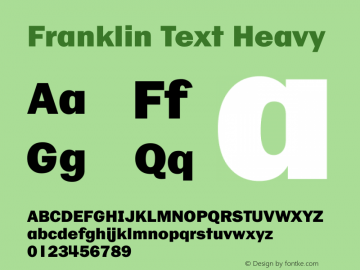 Franklin Text