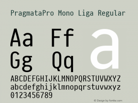 PragmataPro Mono Liga