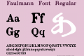 Faulmann Font