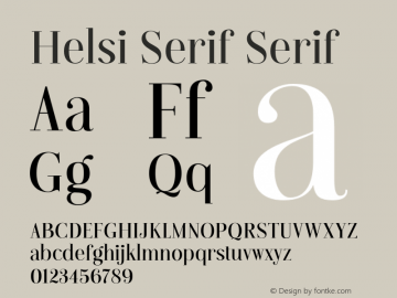 Helsi Serif