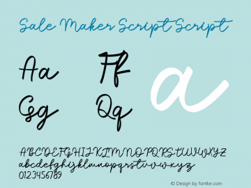 Sale Maker Script