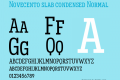 Novecento slab condensed