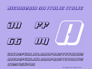 Nicomedia 3D Italic