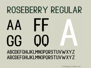 Roseberry Beatrice Regular ttf 400 Font Family Search Fontke