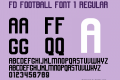 FD Football Font 1