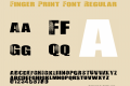 Finger Print Font