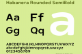 Habanera Rounded