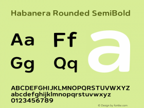 Habanera Rounded