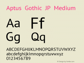 Aptus Gothic JP