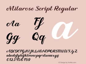 Milarose Script