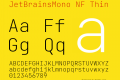 JetBrainsMono NF